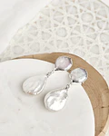 Aros perlas barrocas