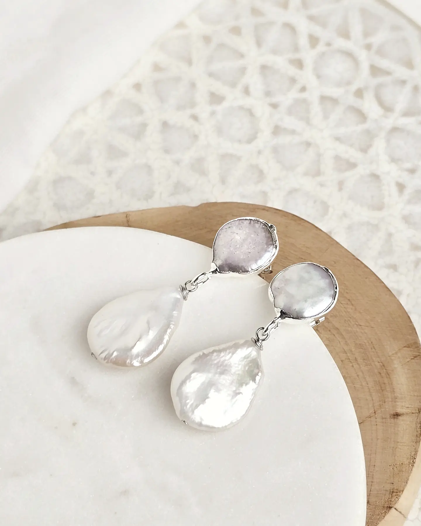 Aros perlas barrocas 1