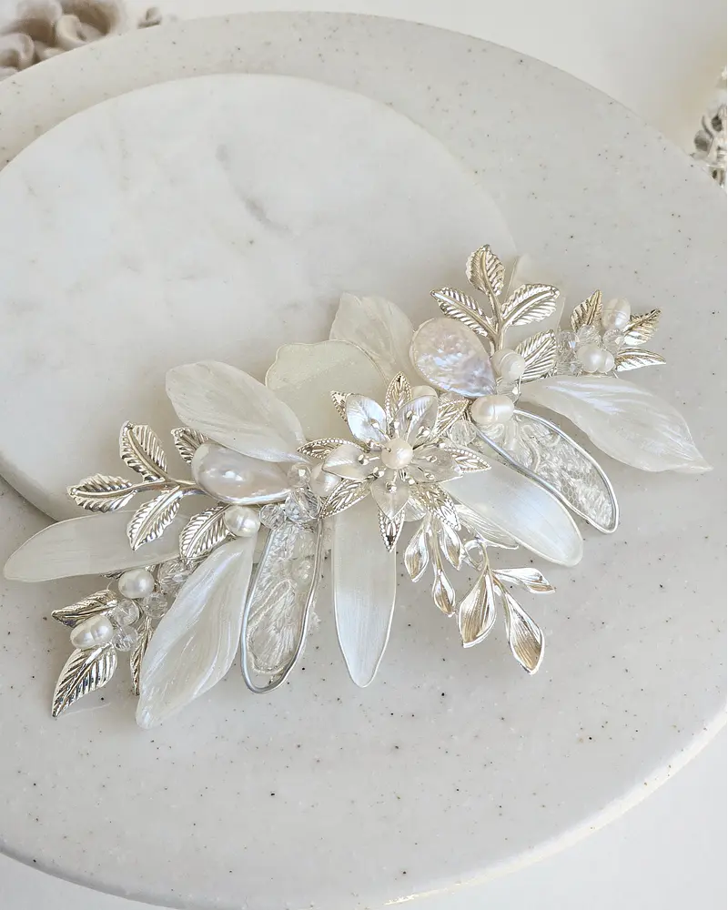 Tocado multi técnica silver 13,5 cms