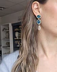 Aros doble color con perla barroca - Miniatura 10