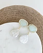 Aros color con perla barroca - Miniatura 3