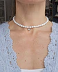 Choker perlas con colgante vintage - Miniatura 3