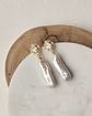 Aros vintage con perla natural barroca - Miniatura 1