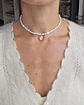 Collar perlas colgante nácar - Miniatura 3