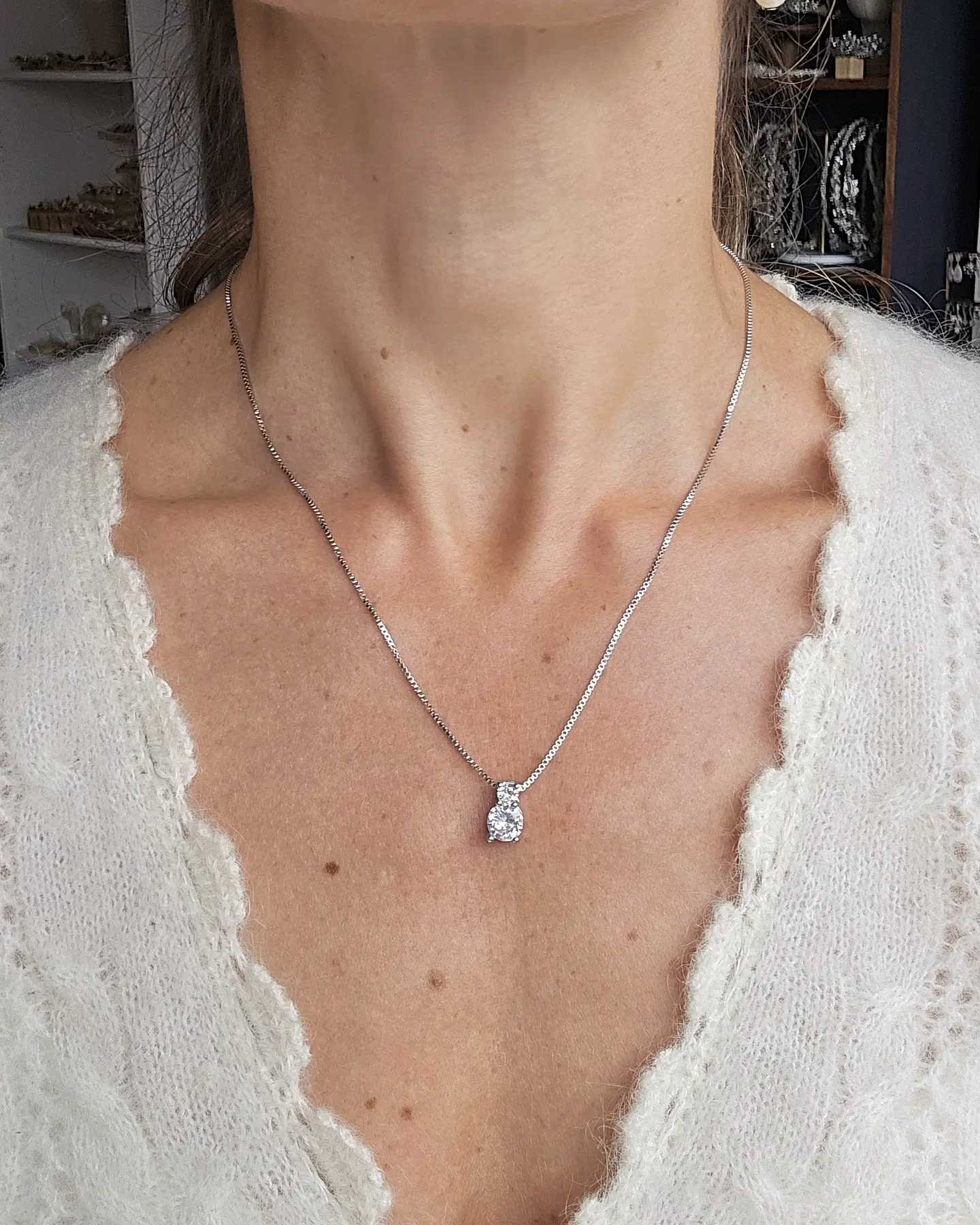 Collar doble circonita 3