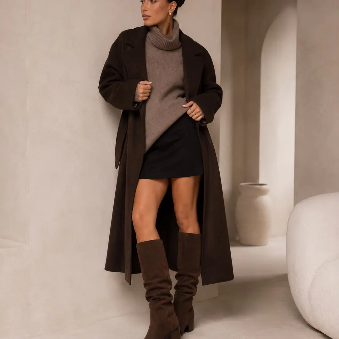 Bota Maite color chocolate  2