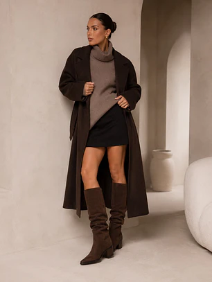 Bota Maite color chocolate 