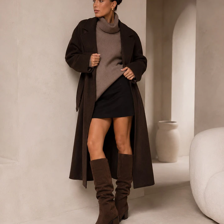 Bota Maite color chocolate  2