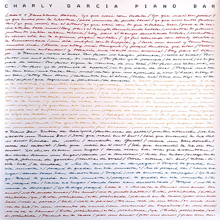 Charly Garcia – Piano Bar 1