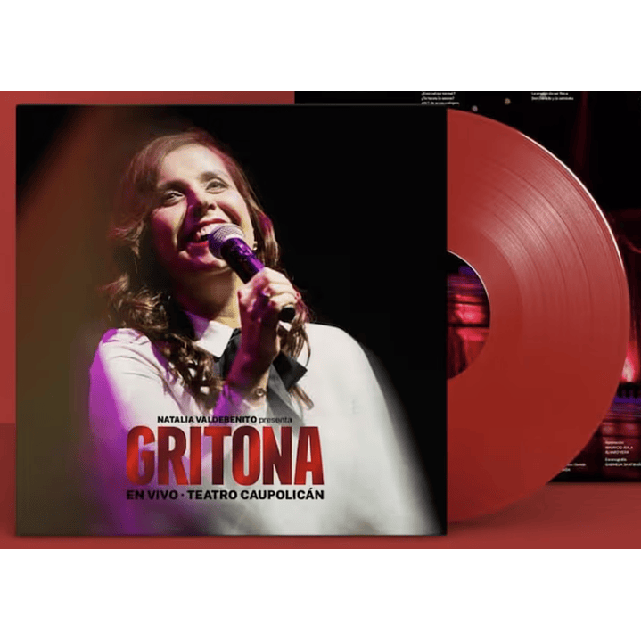 Natalia Valdebenito - gritona: en vivo teatro caupolicán [2lp vinilo rojo] 1