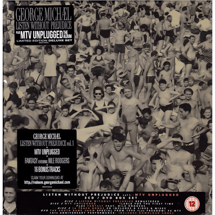 George Michael – Listen Without Prejudice + MTV Unplugged 3cd+dvd 1