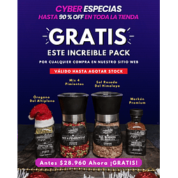 Pack de Especias Premium por $0 🎁 Hasta Agotar Stock!