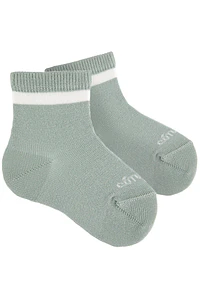 Calcetines cortos con lineas y logo CND
