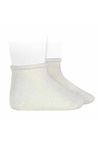 Calcetines para bebé de perlé con puño rulé (Ref. 2524-4)