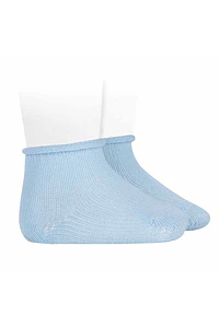 Calcetines para bebé de perlé con puño rulé (Ref. 2524-4)