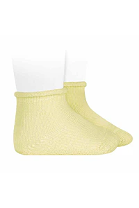 Calcetines para bebé de perlé con puño rulé (Ref. 2524-4)