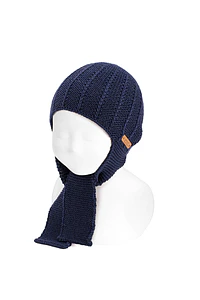 Gorro-bufanda mezcla lana Merino de fantasía (Ref. 50466028)