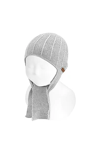 Gorro-bufanda mezcla lana Merino de fantasía (Ref. 50466028)