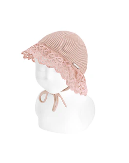 Pamela punto bobo con puntilla (Ref. 50120010)