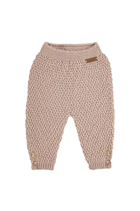 PANTALÓN PUNTO MICRO RELIEVES DE MERINO MEZCLA