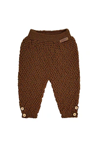 PANTALÓN PUNTO MICRO RELIEVES DE MERINO MEZCLA