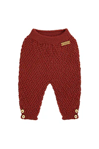 PANTALÓN PUNTO MICRO RELIEVES DE MERINO MEZCLA