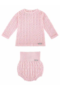 Conjunto Jersey y Culotte Punto Calado Conchas (Ref. 55811469)