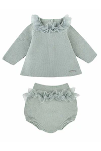 Conjunto Sweater y Culotte con Tul (Ref. 55816010)