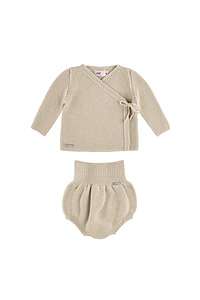 Conjunto Jersey y Culotte punto grano de arroz (Ref. 55819469)