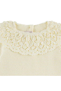 Conjunto Punto Bobo con Jersey Cuello Puntilla y Culotte (Ref. 55814010)