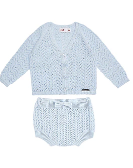 Conjunto Calado Espiga Chaqueta y Culotte (Ref.55820469)