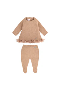 Conjunto jersey y polaina punto bobo (Ref. 55821469)