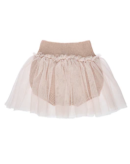 Culotte punto bobo con relieve y falda de tul (Ref. 55943010)