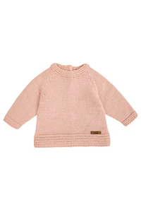 Jersey mezcla lana merino volante y calado (Ref. 55003028)