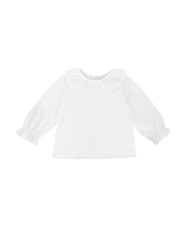 Blusa de algodon con volante (Ref. 54131310)