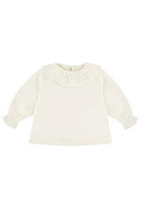 Blusa de algodon con volante (Ref. 54131310)