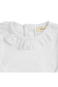 Body Manga Larga Cuello y Puño Puntilla (Ref. 54441310)