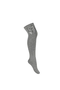 Calcetin Alto Liso con Lazo (Ref. 2482-8)