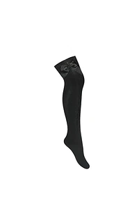 Calcetin Alto Liso con Lazo (Ref. 2482-8)