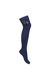 Calcetin Alto Liso con Lazo (Ref. 2482-8)
