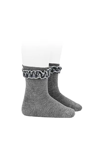Calcetines con terciopelo fruncido en puño (Ref. 2459-4)