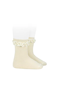 Calcetines con terciopelo fruncido en puño (Ref. 2459-4)
