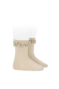 Calcetines con terciopelo fruncido en puño (Ref. 2459-4)