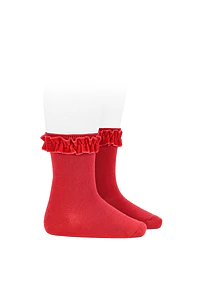 Calcetines con terciopelo fruncido en puño (Ref. 2459-4)