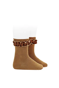 Calcetines con terciopelo fruncido en puño (Ref. 2459-4)