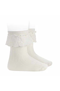 Calcetines de canale con puntilla Batista grande (Ref. 2486-4)