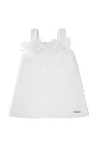 Vestido Punto Bobo con Tul (Ref. 55731010)
