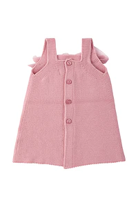 Vestido Punto Bobo con Tul (Ref. 55731010)