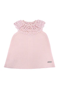 Vestido Punto Bobo con Puntilla (Ref. 55713010)