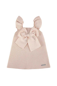Vestido Punto Bobo con Volantes y Lazo Grosgrain (Ref. 55736010)